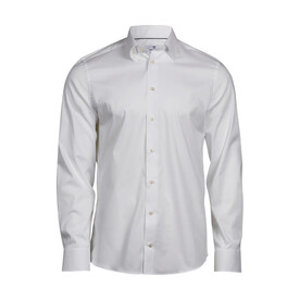 Tee Jays Stretch Luxury Shirt, White, S bedrucken, Art.-Nr. 709540003 Tee Jays Stretch Luxury Shirt, White, S bedrucken, Art.-Nr. 709540003