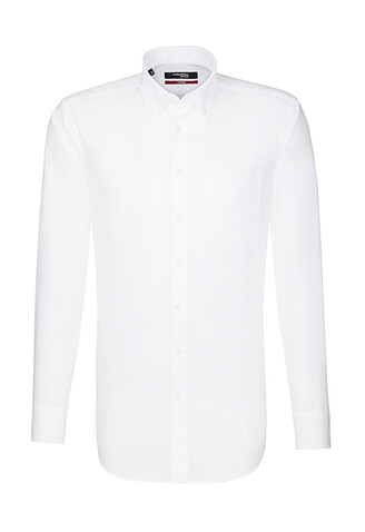 Seidensticker Seidensticker Regular Fit 1/1 Button Down, White, 43 bedrucken, Art.-Nr. 710200005