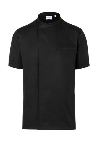 Karlowsky Chef`s Shirt Basic Short Sleeve, Black, XL bedrucken, Art.-Nr. 998671015