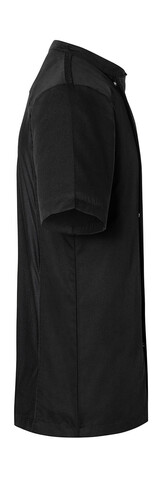 Karlowsky Chef`s Shirt Basic Short Sleeve, Black, L bedrucken, Art.-Nr. 998671014