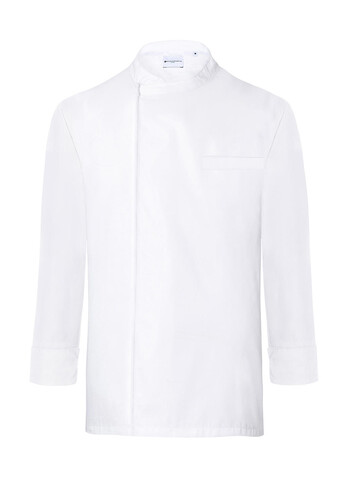 Karlowsky Chef`s Shirt Basic Long Sleeve, White, L bedrucken, Art.-Nr. 999670004