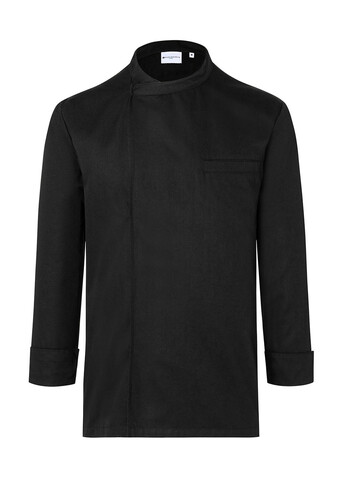 Karlowsky Chef`s Shirt Basic Long Sleeve, Black, M bedrucken, Art.-Nr. 999671013