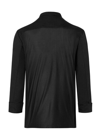 Karlowsky Chef`s Shirt Basic Long Sleeve, Black, XS bedrucken, Art.-Nr. 999671011