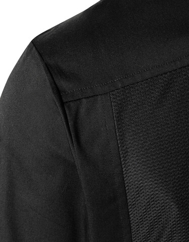 Karlowsky Chef`s Shirt Basic Long Sleeve, Black, M bedrucken, Art.-Nr. 999671013