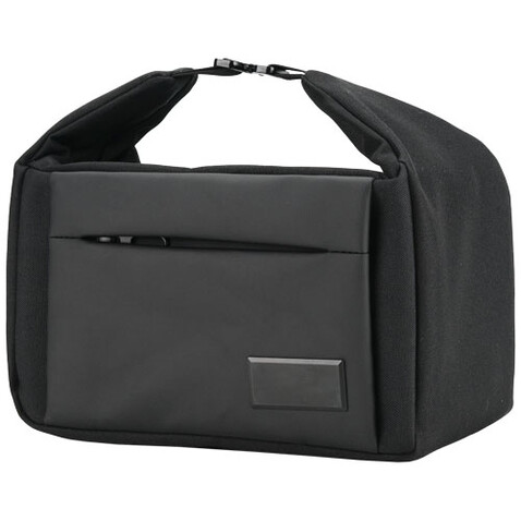 SCX.design L05 rPET-Kühltasche mit Temperaturanzeige, schwarz bedrucken, Art.-Nr. 1PX14090