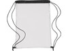 Schuh-/Rucksack (Turnbeutel) aus PVC Kiki – Schwarz bedrucken, Art.-Nr. 001999999_0927