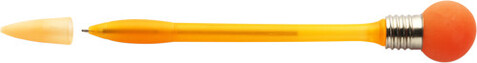 Kugelschreiber aus Kunststoff Emma – Orange bedrucken, Art.-Nr. 007999999_1018