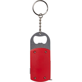 Schlüsselanhänger aus Kunststoff Karen – Rot bedrucken, Art.-Nr. 008999999_1825