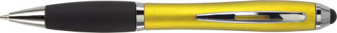 Kugelschreiber aus Kunststoff Lana – Gelb bedrucken, Art.-Nr. 006999999_2430