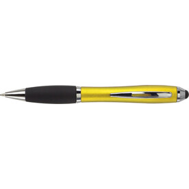 Kugelschreiber aus Kunststoff Lana – Gelb bedrucken, Art.-Nr. 006999999_2430