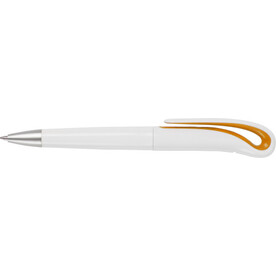 Kugelschreiber aus Kunststoff Ibiza – Orange bedrucken, Art.-Nr. 007999999_2442