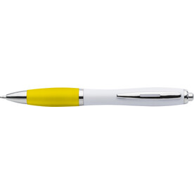 Kugelschreiber aus Kunststoff Swansea – Gelb bedrucken, Art.-Nr. 006999999_3018