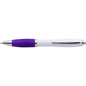Kugelschreiber aus Kunststoff Swansea – Violett bedrucken, Art.-Nr. 024999999_3018