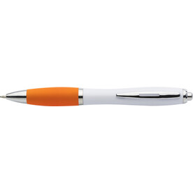 Kugelschreiber aus Kunststoff Swansea – Orange bedrucken, Art.-Nr. 007999999_3018