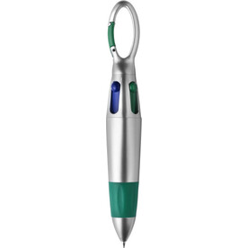 Kugelschreiber aus Kunststoff Marvin – Hellgrün bedrucken, Art.-Nr. 029999999_3306