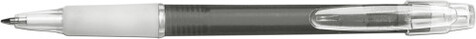 Kugelschreiber aus Kunststoff Zaria – Schwarz bedrucken, Art.-Nr. 001999999_3321