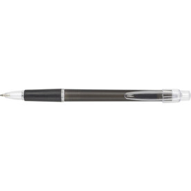 Kugelschreiber aus Kunststoff Zaria – schwarz/schwarz bedrucken, Art.-Nr. 208999999_3321
