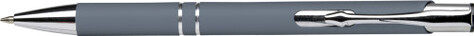 Kugelschreiber aus Aluminium Albacete – Grau bedrucken, Art.-Nr. 003999999_3444