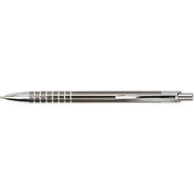 Kugelschreiber aus Aluminium Wayne – Hellgrau bedrucken, Art.-Nr. 027999999_3808