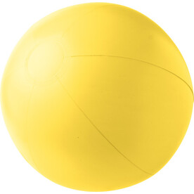 Aufblasbarer Wasserball aus PVC Harvey – Gelb bedrucken, Art.-Nr. 006999999_4188