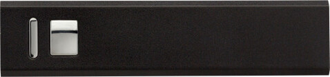 Powerbank aus Aluminium Kathy – Schwarz bedrucken, Art.-Nr. 001999999_4199
