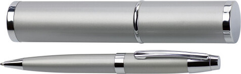 Kugelschreiber aus Metall Mark – Silber bedrucken, Art.-Nr. 032999999_4580