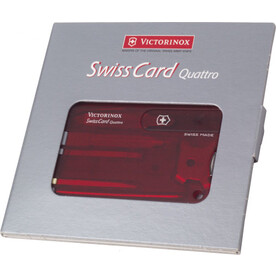 Victorinox SwissCard Quarttro – Rot bedrucken, Art.-Nr. 008999999_5153
