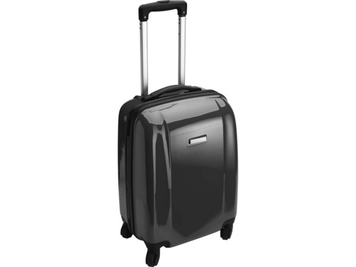 Trolley aus ABS-Kunststoff Verona – Schwarz bedrucken, Art.-Nr. 001999999_5392