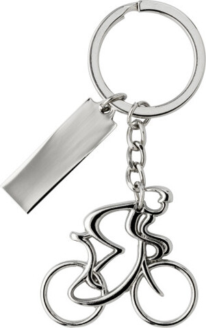 Schlüsselanhänger aus Metall Cirilio – Silber bedrucken, Art.-Nr. 032999999_6025