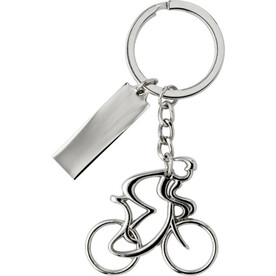 Schlüsselanhänger aus Metall Cirilio – Silber bedrucken, Art.-Nr. 032999999_6025