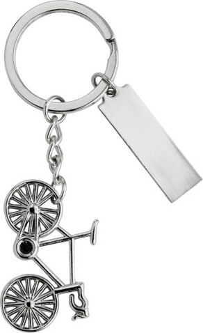 Schlüsselanhänger aus Metall Sullivan – Silber bedrucken, Art.-Nr. 032999999_6026