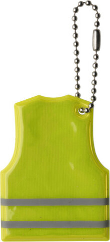 Schlüsselanhänger aus PVC Cecily – Gelb bedrucken, Art.-Nr. 006999999_6333