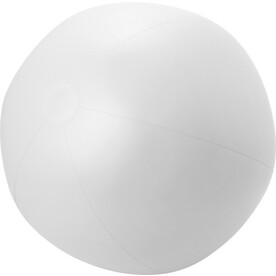 Aufblasbarer Wasserball aus PVC Alba – Weiß bedrucken, Art.-Nr. 002999999_6537