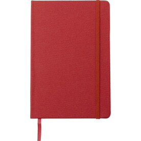 rPET Notizbuch (DIN A5) Samira – Rot bedrucken, Art.-Nr. 008999999_671497