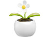 Solar-Blume aus Kunststoff Annaliese – Weiß bedrucken, Art.-Nr. 002999999_6730