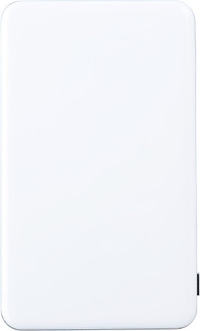 Powerbank aus ABS-Kunststoff Jerry – Weiß bedrucken, Art.-Nr. 002999999_7083