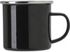 Trinkbecher aus Emaille (350ml) Jamaal – Schwarz bedrucken, Art.-Nr. 001999999_709888