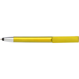 Kugelschreiber aus ABS-Kunststoff Calvin – Gelb bedrucken, Art.-Nr. 006999999_7124