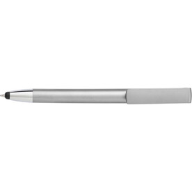 Kugelschreiber aus ABS-Kunststoff Calvin – Silber bedrucken, Art.-Nr. 032999999_7124