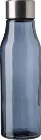 Trinkflasche aus Glas und rostfreiem Stahl (500 ml) Andrei – Schwarz bedrucken, Art.-Nr. 001999999_736931