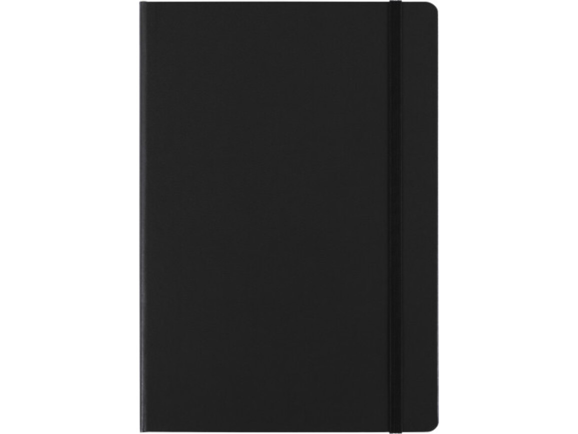 Notizbuch aus Karton (ca. DIN A5 Format) Chanelle – Schwarz bedrucken, Art.-Nr. 001999999_7913
