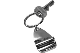 Schlüsselanhänger aus Metall Alma bedrucken, Art.-Nr. 8659