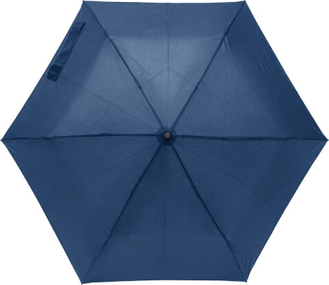 Regenschirm aus Pongee-Seide Allegra – Blau bedrucken, Art.-Nr. 005999999_8795