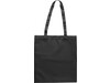 Einkaufstasche aus RPET-Polyester Anaya – Schwarz bedrucken, Art.-Nr. 001999999_9262