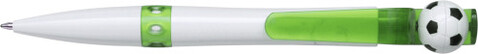 Kugelschreiber aus Kunststoff Prem – Hellgrün bedrucken, Art.-Nr. 029999999_9909