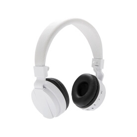 Faltbarer Wireless Kopfhörer weiß bedrucken, Art.-Nr. P326.703