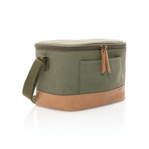 Impact AWARE™ rCanvas 6-Pack Kühltasche grün bedrucken, Art.-Nr. P422.427