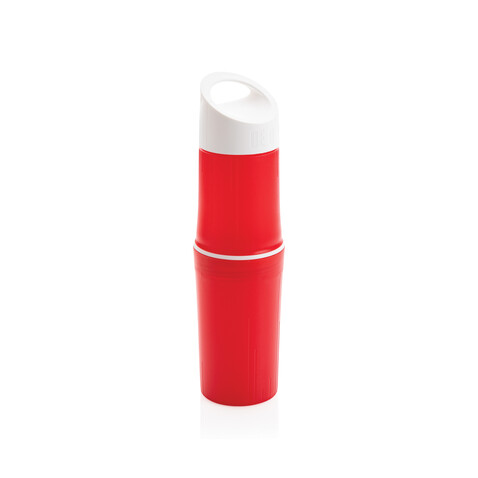 BE O Bottle, Wasserflasche Made In EU rot bedrucken, Art.-Nr. P433.124