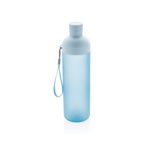 Impact auslaufsichere Tritan-Flasche blau, blau bedrucken, Art.-Nr. P433.185