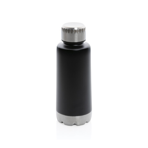 Trend auslaufsichere Vakuum-Flasche schwarz bedrucken, Art.-Nr. P436.681